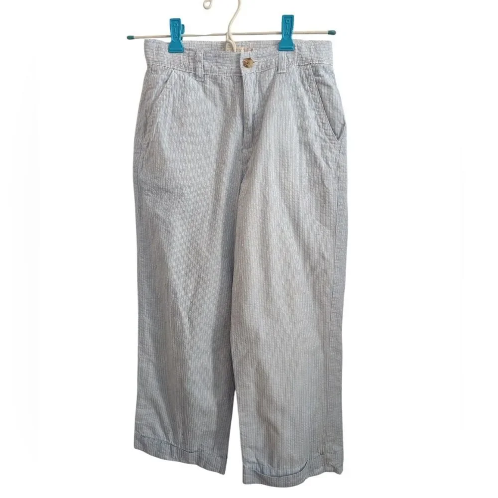 Boys Y2K Children's Place Blue White Seersucker Suit‎ 7/8 Jacket Dress Pants - Picture 5 of 12